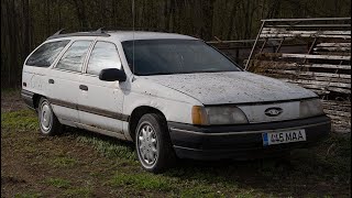 Starting 1987 Ford Taurus After 4 Years Test Drive