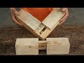 Extreme Perfect Handmade Japanese Woodworking Joints, Best Hand Cut Joints Woodworking Skills