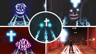 DOORS: Hotel Update - All CRUCIFIX Uses + All New Monsters Jumpscares (Roblox DOORS)