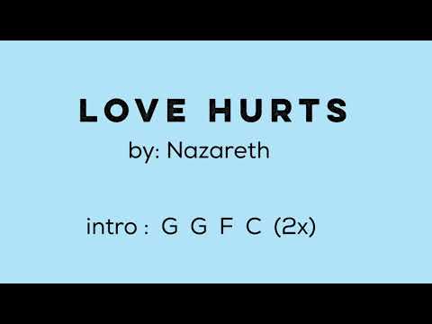 Love Hurts - Lyrics With Chords
