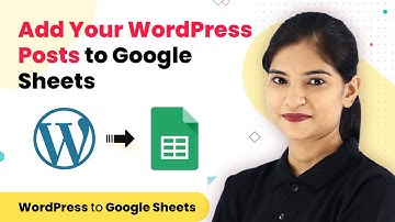 WordPress Google Sheets Integration - Add WordPress Post to Google Sheets