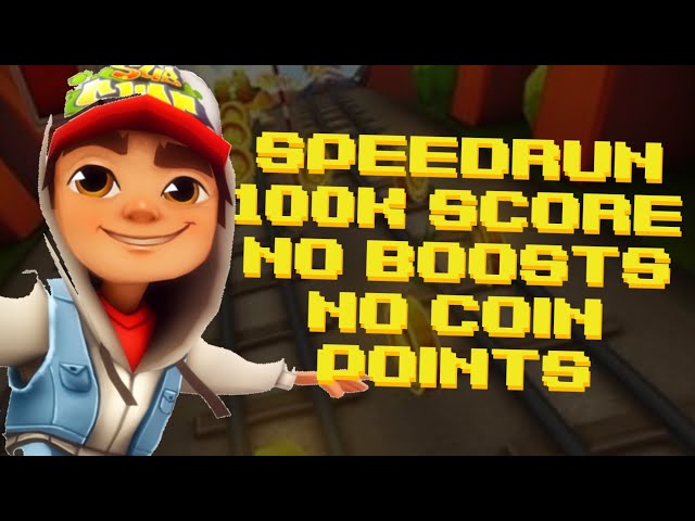 Subway Surfers No Coin Speedrun