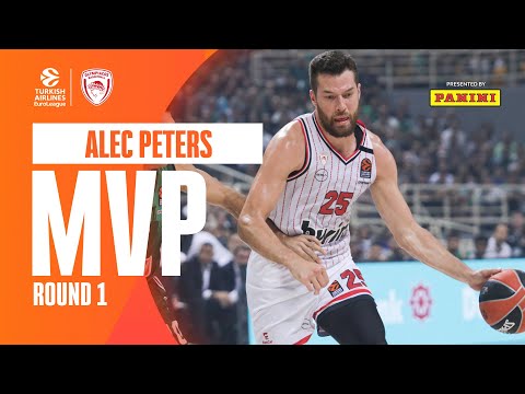 Alec Peters | RS Round 1 MVP | 2023-24 Turkish Airlines EuroLeague