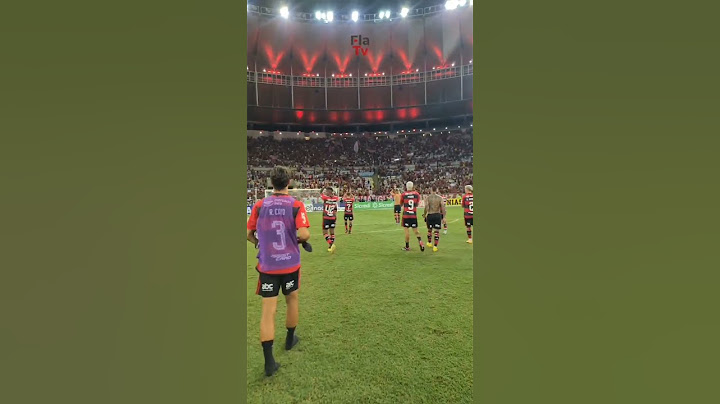 muita festa no Maracanã após a vitória do Flamengo por 1 a 0