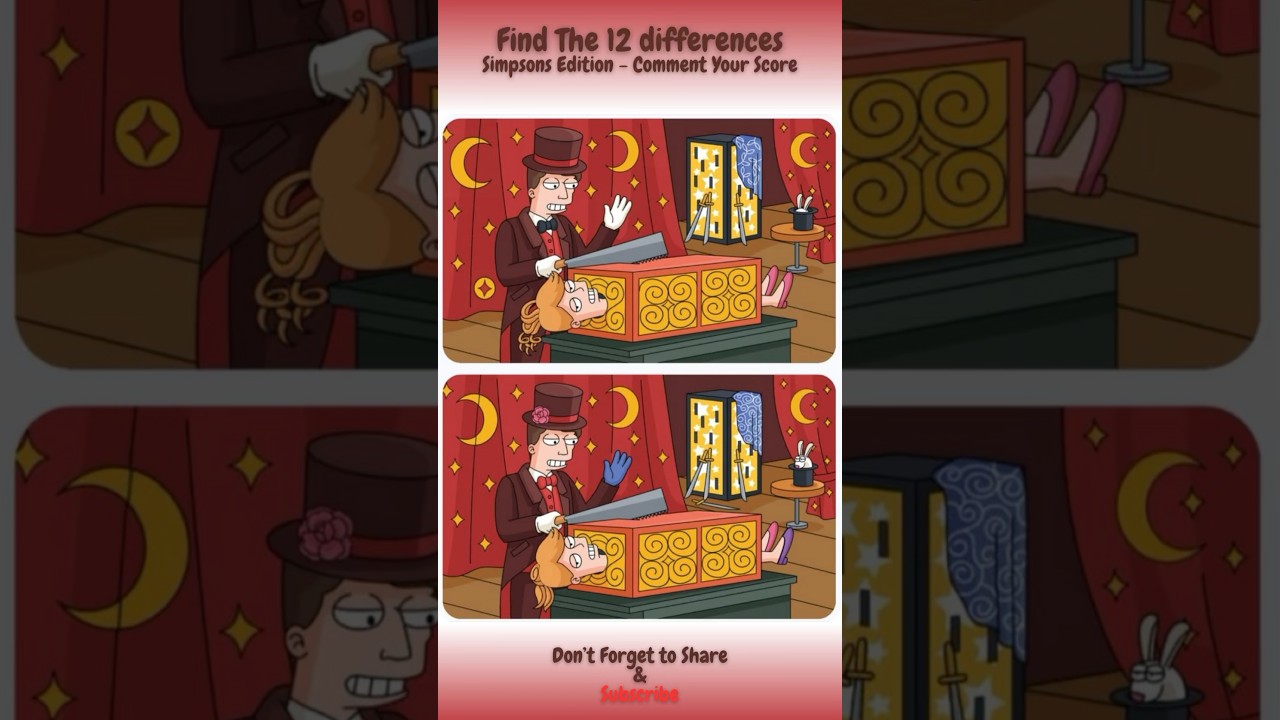 💛 Spot the Differences: Simpsons Edition! 👀 