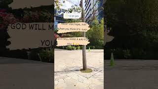God Will Make A Way For You short inspirationalquotes