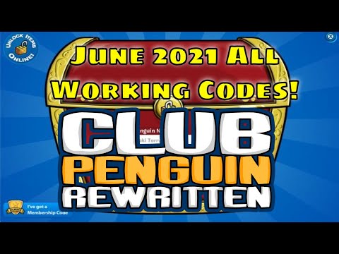 June 2021 All Working Codes | Club Penguin Rewritten | Legacy