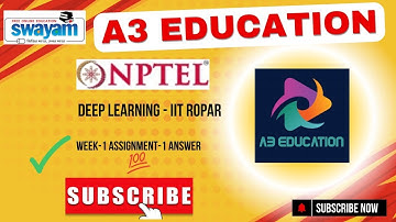 NPTEL Deep Learning - IIT Ropar Week 1 Assignment 1 Answers Solution Quiz | 2025 - Jan