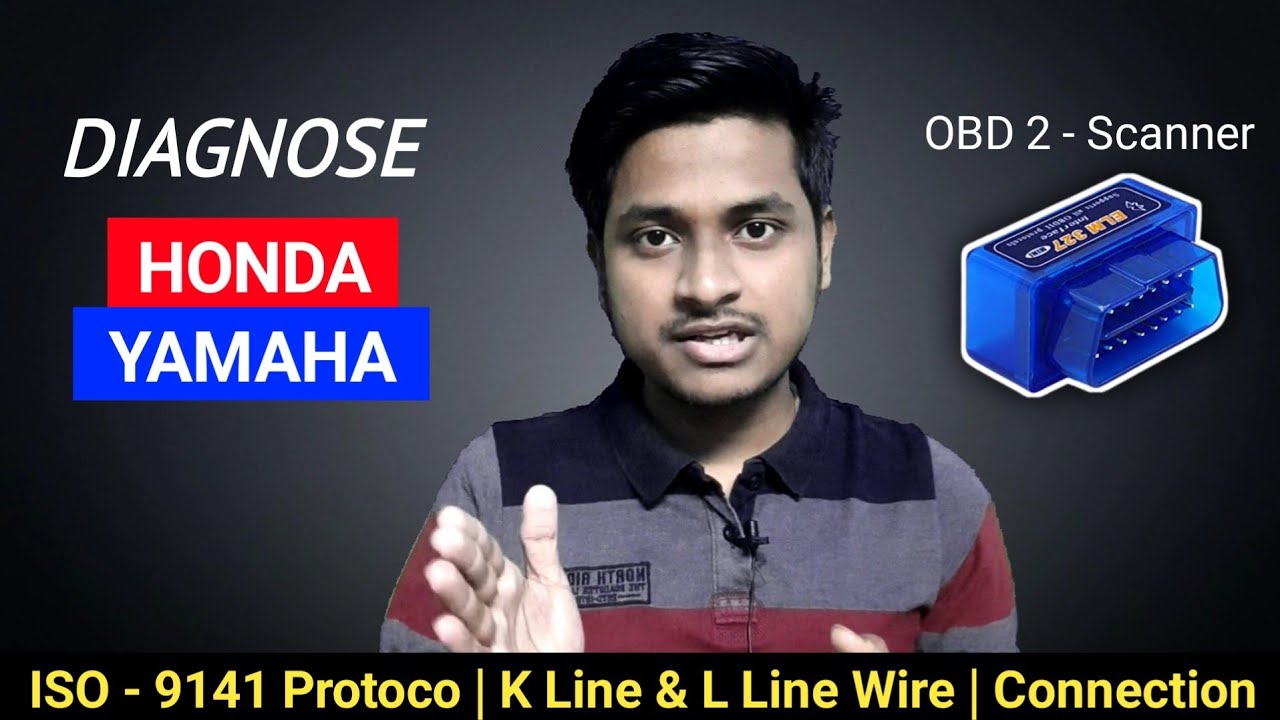 4 Pin Obd2 Motorcycle Cables 4 Pin (k-line) To Obd2 Diagnostic