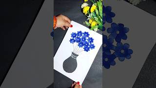 Easy Flower Pot Craft | Quick Wall Hanging Ideas ? shorts viral youtubeshorts diy wallhanging