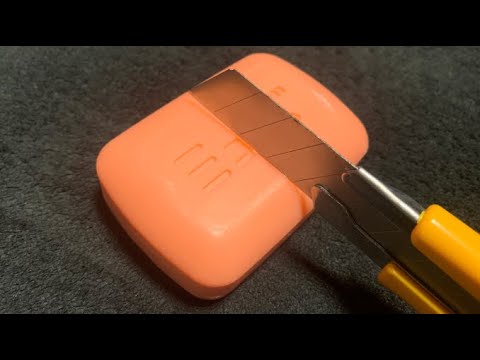 【ASMR】The sound of cutting soap　石鹸を切る音8