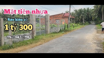 Mặt tiền nhựa.548 mét. Có 210 thổ cư..giá 1 tỷ 300 triệu. Có thương lượng
