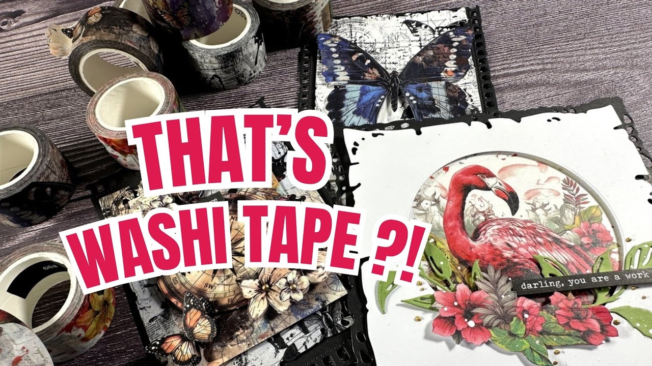 8/21sary　Ameri Vintage WASHI LAYERED Antique Floral Washi Tape | Archer and Olive