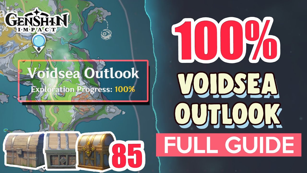 How to: Voidsea Outlook 100% FULL Exploration ⭐ Nod-Krai ALL CHESTS【 Genshin Impact 】