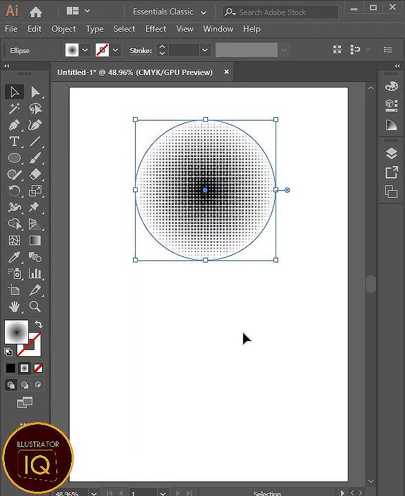 Color Halftone Dot Pattern in Illustrator! #Shorts