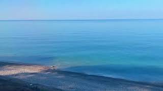 На поезде в Сочи. Вид моря из окна вагона. Большой Сочи. Чёрное море 🌊