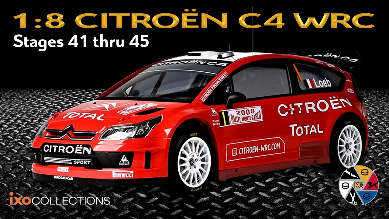 IXO 1:8 Citroën C4 WRC Build Series | 2008 Sébastien Loeb Rally