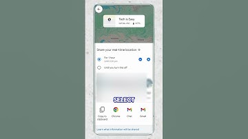 How To Share Live Location in Google Maps