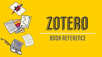 Adding book references on Zotero