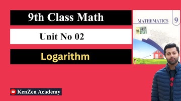 9th Class | Mathematics | Unit 2 | Logarithm | لوگارتھم | Scientific Notation | Exercise 2.1