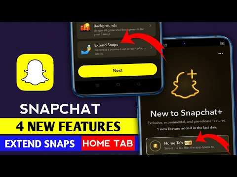 Snapchat New Features || Snapchat Extend Snaps || Home Tab || Custom Chat Colors