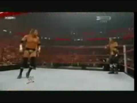 Jeff Hardy vs Triple H vs Edge WWE Championship ARMAGEDDON 2008 (highlights)