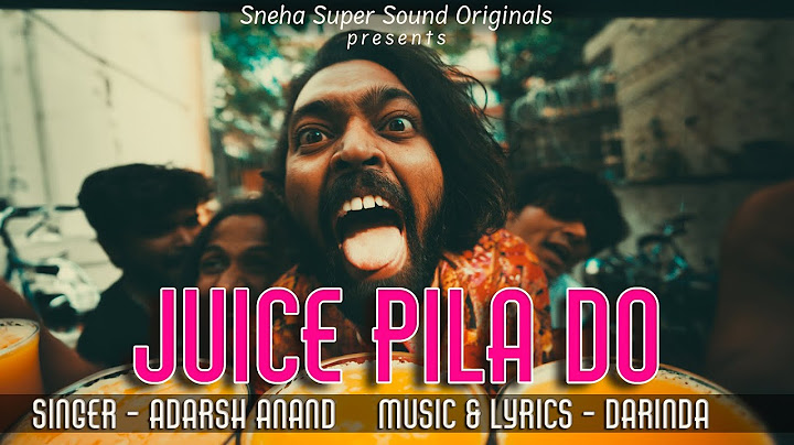 Darinda - juice pila do mosambi ka - Adarsh Anand - (official video)