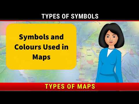मानचित्र में प्रयुक्त प्रतीक और रंग | भूगोल कक्षा 6