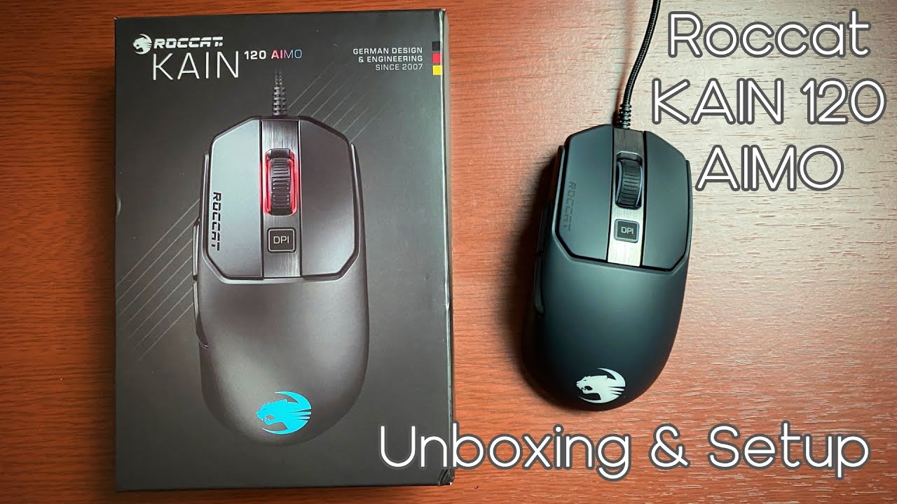 Roccat Kain 1 Aimo Rgb Gaming Mouse Unboxing And Setup Youtube