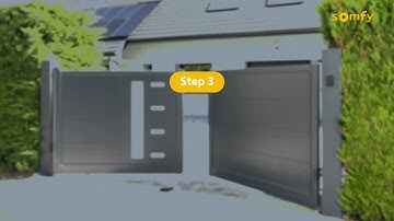 How to add a Keygo, Keypop or Keytis to a Somfy RTS gate opener