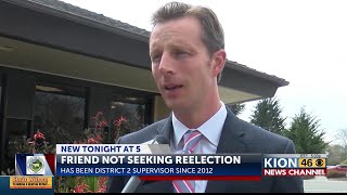 Zack Friend not seeking reelection
