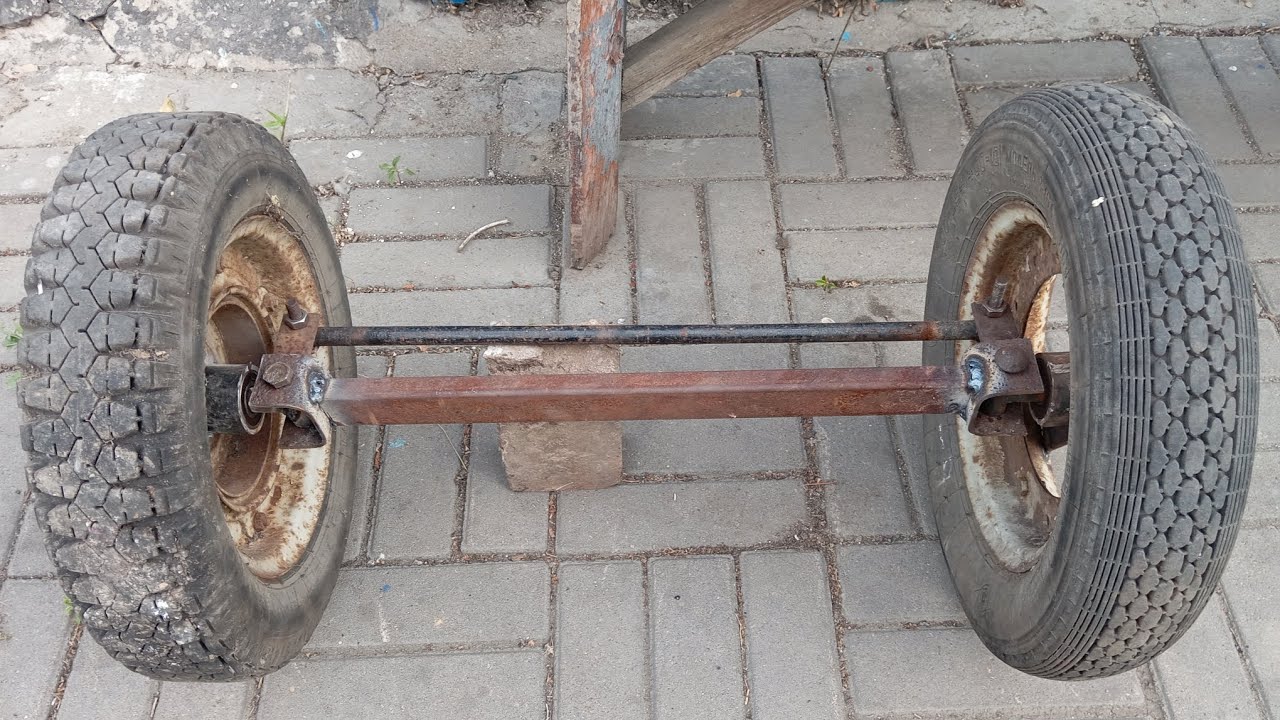 Самодельная балка для минитрактора и другой техники из металлома.🚜🤝🔥