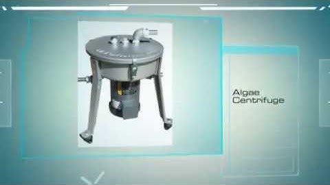 Algae Centrifuge - Harvest