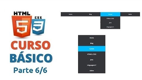 🌎 Primeiros passos com HTML5 e CSS3 - Layout e menu responsivo - Parte 6