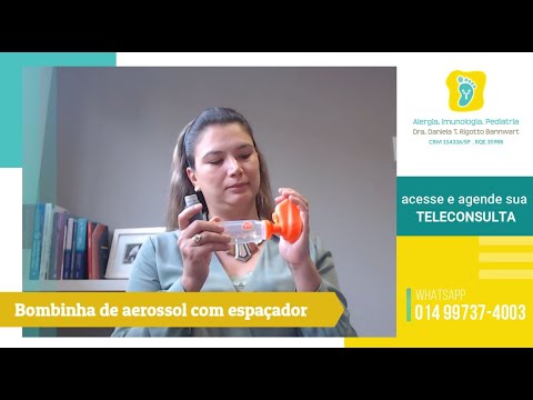 Bombinha de aerossol com espaçador