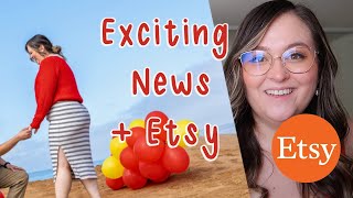 Some Exciting News &amp; Etsy Talk  &amp; Caffeinated Small Business Vlog 010