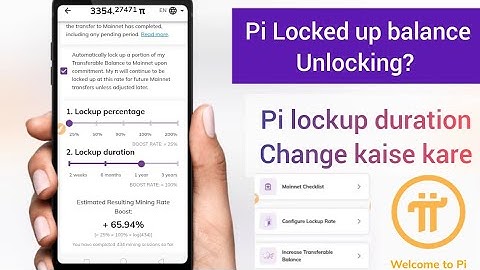 can we change the pi lockup duration after pi committed the lockup rate in Hindi Urdu