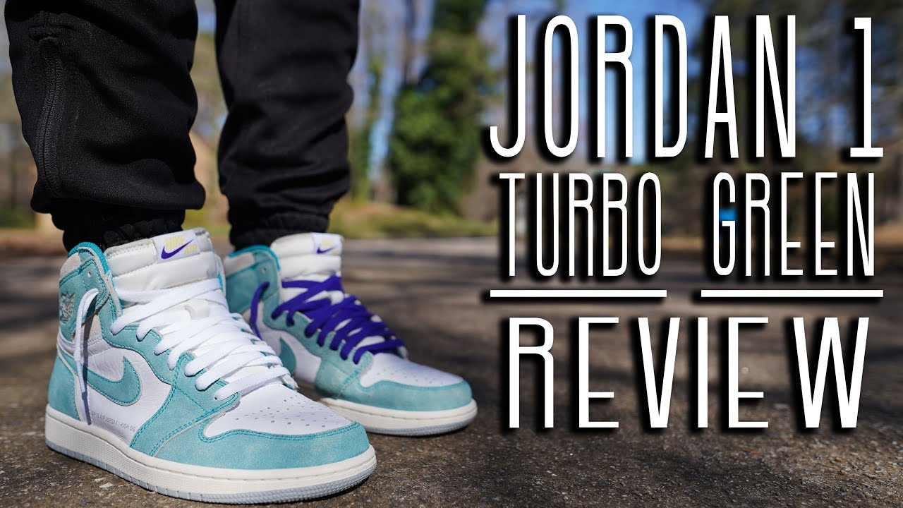 AIR JORDAN 1 TURBO GREEN REVIEW AND ON 