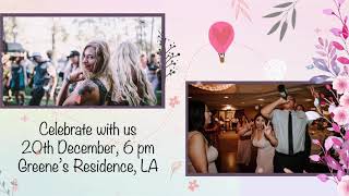 Sweet Sixteen Party Invitation