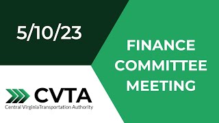 CVTA Finance Committee 5-10-23