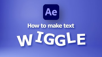 How to make text wiggle in After Effects