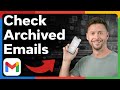 How To Check Gmail Archived Mail 