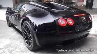 Match Highlights The Sound of 1200hp! Bugatti Veyron Vitesse Black Bess Start & Rev!