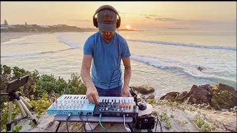 Rain at Two - Synth Outdoor Jam - Arturia Microfreak and MicroBrute - Rooi-Els Sunset