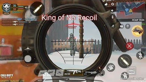 AK117 + RTC 4x, No Recoil TDM Call of Duty mobile Gameplay