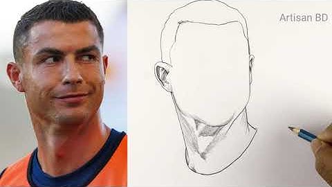 Cristiano Ronaldo Portrait 🤑 How to Draw Ronaldo Step by Step | Easy Pencil Sketch