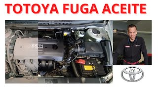 TOYOTA OIL LEAK. We changed the rocker cover gasket. Toyota Common Fault