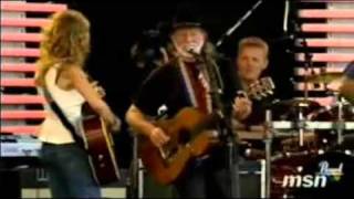 Willie Nelson &amp; Sheryl Crow -On the Road Again- live 2007 Crossroads - stereo.flv