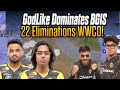 22 Finishes  WWC🔥 GodLike Destroys the Entire BGIS Lobby! ON FIRE Duo 🔥 Spower &amp; Admino