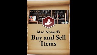 MNM Buy and Sell Items